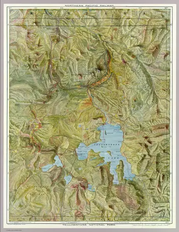 Yellowstone National Park.;Northern Pacific Railway Company;1898;4118.001