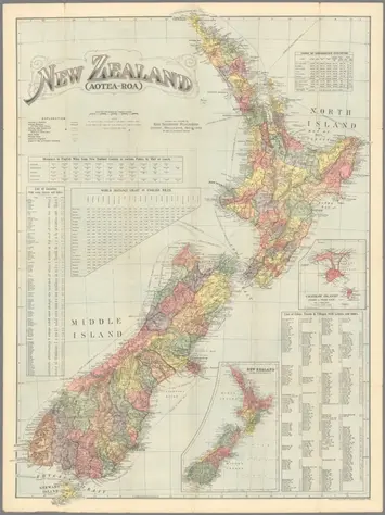 New Zealand (Aotea-Roa).;Johnston, W. & A.K.;1906;0386.002