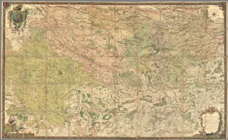 Carte du Comte de Bourgogne;Querret, Jean;1748;10877.000