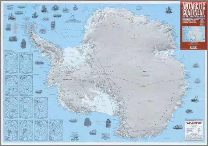 Antarctic Continent: Exploration Map;Zagier, Sergio.;2015;11728.000