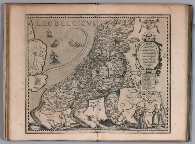 Leo Belgicus.;Keere, Pieter van den, 1571-approximately 1646;1617;12070.019