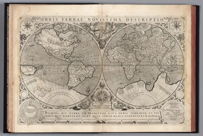 Orbis Terrae Novissima Descriptio.;Michel de La Rochemaillet, Gabriel, 1561-1642; Le Clerc, Jean, (1560-1621);1632;12226.017