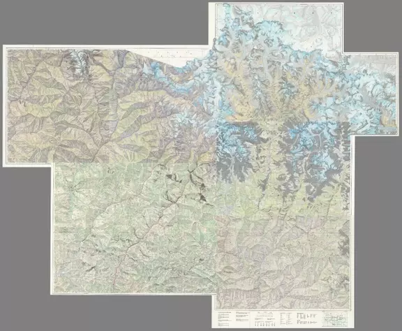 Composite: Sheets 2-7 East Nepal;Schneider, E. ; Freytag - Berndt und Artaria;1992;15094.000