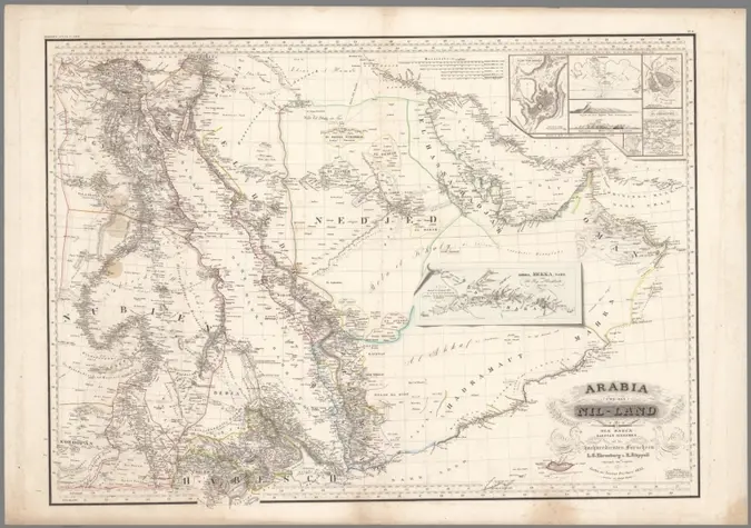 6. Arabia und das Nil-Land;Berghaus, Heinrich, 1797-1884;1835;15177.003