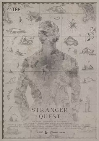 A Stranger Quest: official movie poster.;Gatopoulos, Andrea; Rossi, Marina;2023;15846.000