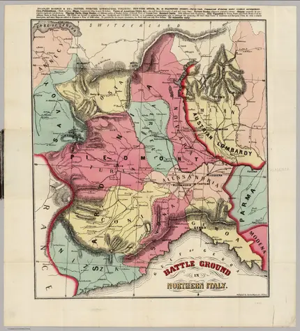 Battleground In Northern Italy;Magnus, Charles;1858;4076.002