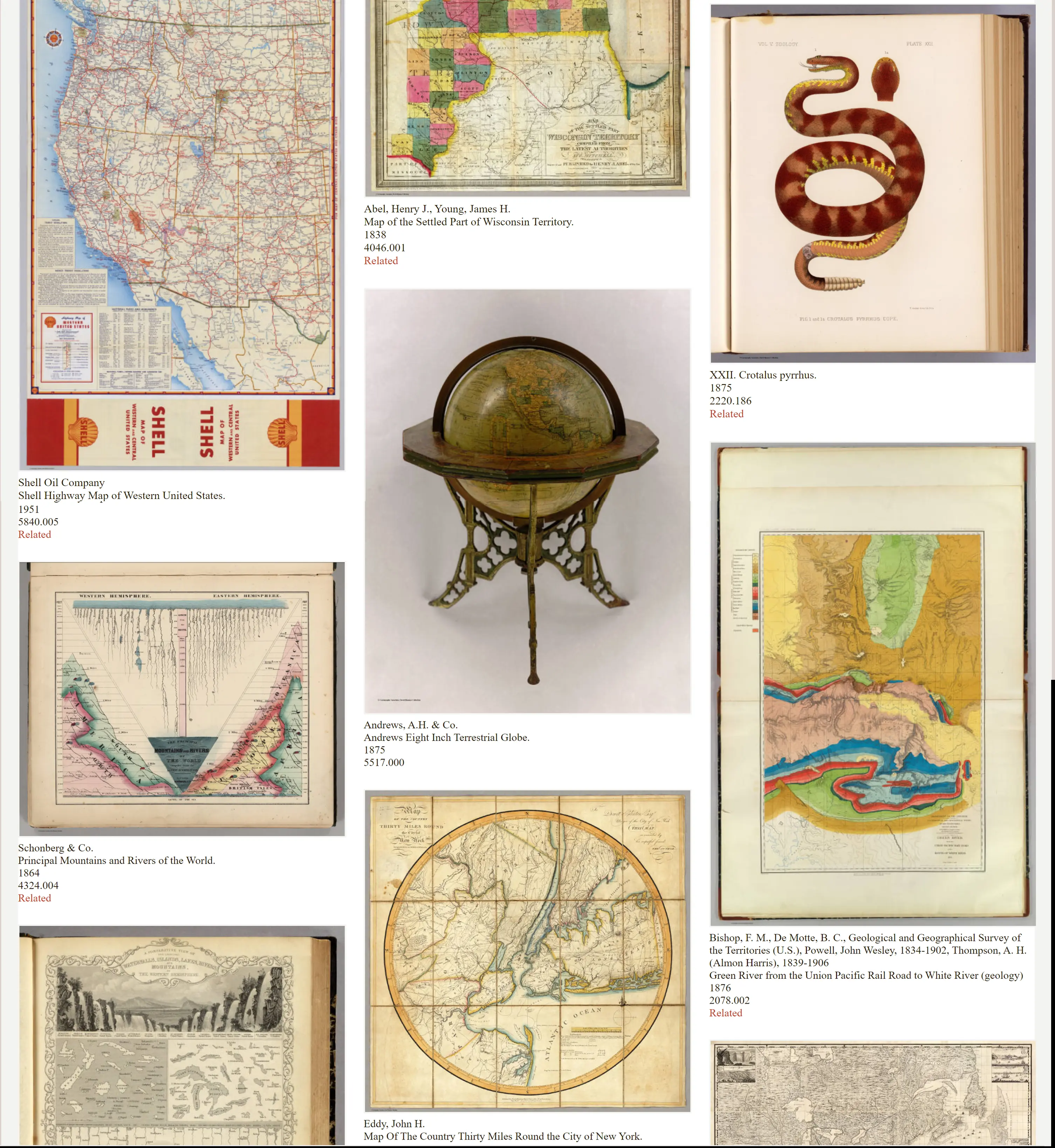 David Rumsey Historical Map Collection | All Categories